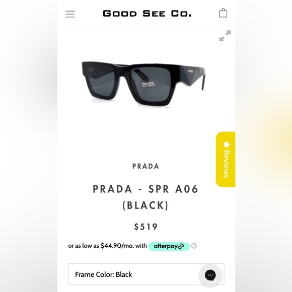 Prada Pillow Sunglasses - Picture 2 of 8